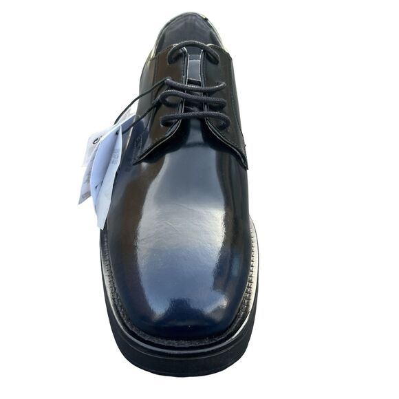 Zara Men\'s Derby Black Leather Dress Shoe Size US 9 UK 8 EUR 42 NWT main image 4